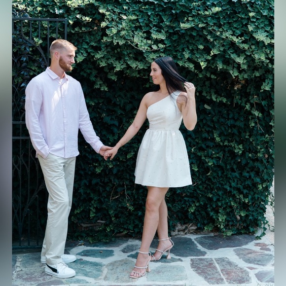 ANTHROPOLOGIE SACHIN AND BABI Elliana one shoulder dress sequin - Picture 7 of 8